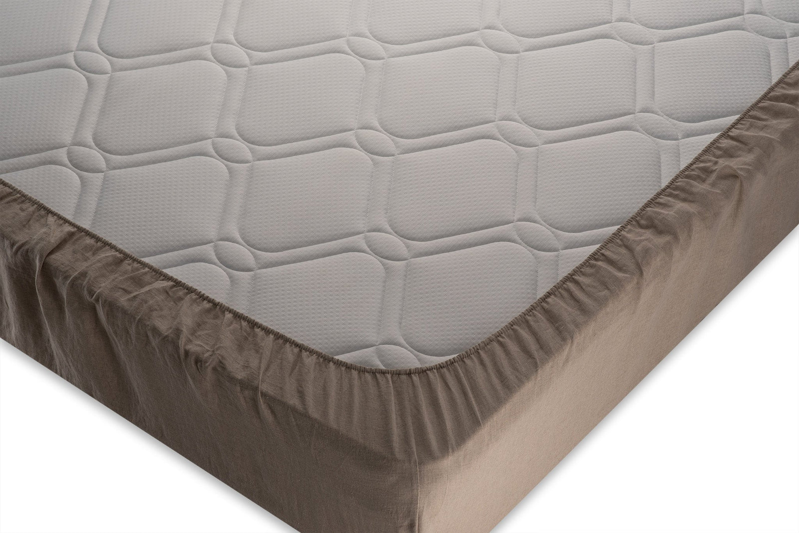 Natural linen fitted sheet-3