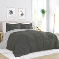 Light Gray Reversible Comforter Set – Full/Queen