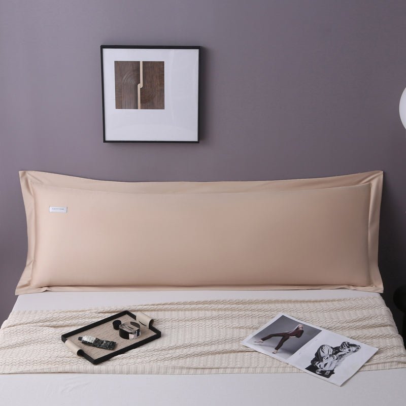 Silky Long Pillowcase for Couples-0