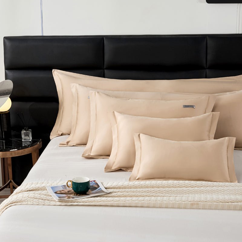 Silky Long Pillowcase for Couples-3
